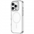 iPhone 16 Pro N-Series 061 Magsafe Uyumlu Şeffaf Manyetik Silikon Kılıf