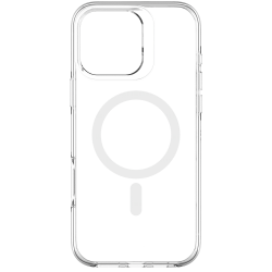 iPhone 16 Pro Max N-Series 061 Magsafe Uyumlu Şeffaf Manyetik Silikon Kılıf