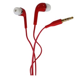 Nettech NT-112 3.5 Jack Girişli Kulak İçi Kulaklık (Kırmızı)