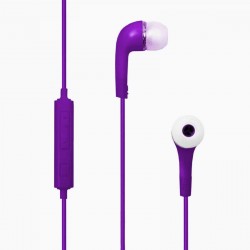 Nettech NT-112 3.5 Jack Girişli Kulak İçi Kulaklık (Mor)