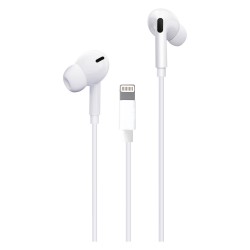 Nettech NT-HS03 Lightning Girişli Kulak İçi Kulaklık (Beyaz)