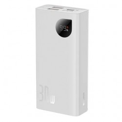 Baseus Adaman2 Digital Display 10000mAh 30W Powerbank Taşınabilir Şarj Cihazı VOOC Edition (Beyaz)