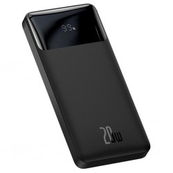 Baseus Bipow 20W Hızlı Şarj 10000 mAh LED Göstergeli Powerbank (Siyah)