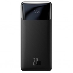 Baseus Bipow 20W Hızlı Şarj 10000 mAh LED Göstergeli Powerbank (Siyah)
