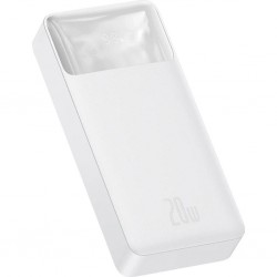 Baseus Bipow 20W Hızlı Şarj 10000 mAh LED Göstergeli Powerbank (Beyaz)