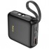 HOCO Q23 Blade 10000mAh 22.5W+PD20W Kablolu Powerbank (Siyah)
