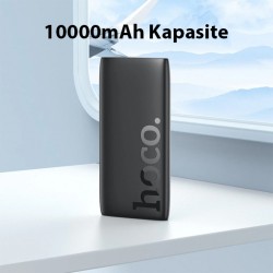 HOCO J122 Respect 22.5W+PD20W 10000mAh Hızlı Şarj Powerbank (Siyah)