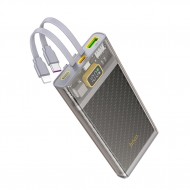 Hoco J104 Discovery Edition 22.5W 10000mAh Kablolu Powerbank (Gri)