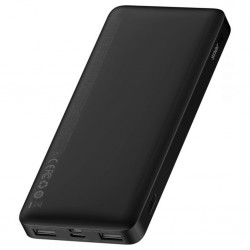 Baseus Bipow 15W Hızlı Şarj 10000 mAh LED Göstergeli Powerbank (Siyah)
