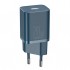 Baseus Super Si 20W PD Type-C Hızlı Şarj Adaptörü 20W İPhone 15-14-13- 12-11 Hızlı Şarj (Mavi)