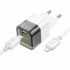 HOCO C131A Platinum PD30W+QC3.0 Girişli Hızlı Şarj Başlığı Ve Type-C To iPhone Lightning Kablo (Siyah)