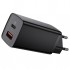 BASEUS GAN2 Lite 65W Hızlı Şarj Aleti PD Quick Charging (Siyah)