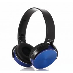 Ally 450 BT 5.0 Kablosuz Kulak Üstü Bluetooth Kulaklık (Siyah-Mavi)