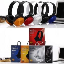 Ally 450 BT 5.0 Kablosuz Kulak Üstü Bluetooth Kulaklık (Siyah-Kırmızı)
