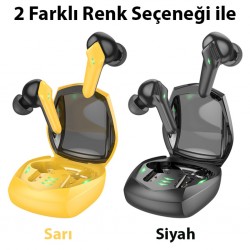 Hoco EW28 Gaming TWS Kulak İçi Bluetooth Kulaklık (Sarı)