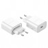 DUX DUCIS C50 PD 20W Hızlı Şarj Aleti 20W USB-C Güç Adaptörü (Beyaz)