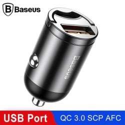 Baseus Tiny Star Mini Usb Port 30w Hızlı Araç Şarj Cihazı (Siyah)