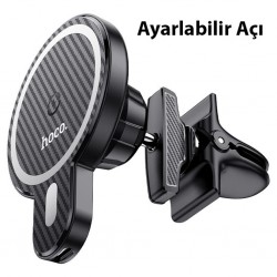 Hoco CA85 15 W Kablosuz Hızlı Şarj Telefon Tutucu (Siyah)