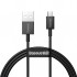 Baseus Superior Series USB to Mikro Hızlı Şarj ve Data Kablosu 2A 1m (Siyah)