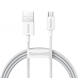 Baseus Superior Series USB to Mikro Hızlı Şarj ve Data Kablosu 2A 1m (Beyaz)