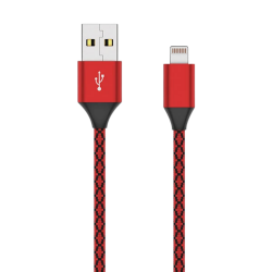 İPhone 14-13-12 11 3.0A Hızlı Halat Usb Şarj Kablosu 1 Metre (Kırmızı)