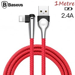 Baseus Mvp İPhone İçin Mobil Oyuncu Usb Şarj Kablosu 1 Metre (Kırmızı)