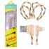 iPhone Lightning L Tipi Yan Halat Usb Kablo 1 Metre (Gold)