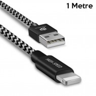 Dux Ducis K-One Cable iPhone Lightning Usb Şarj Kablosu 1 Metre (Siyah)