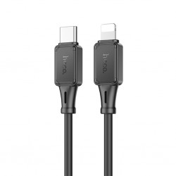 HOCO X101 27W Type-C to iPhone Lightning Hızlı Şarj ve Data Kablosu (Siyah)