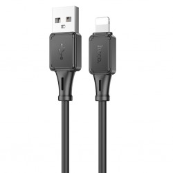 HOCO X101 USB to iPhone Lightning 2.4A Hızlı Şarj ve Data Kablosu (Siyah)