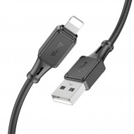 HOCO X101 USB to iPhone Lightning 2.4A Hızlı Şarj ve Data Kablosu (Siyah)