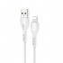 HOCO X37 İPhone 14-13-12-11 Lightning Şarj ve Data Kablosu 1M 2.4A (Beyaz)
