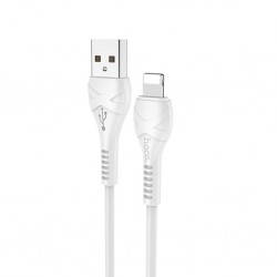 HOCO X37 İPhone 14-13-12-11 Lightning Şarj ve Data Kablosu 1M 2.4A (Beyaz)