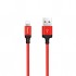 HOCO X14 İPhone 14-13-12-11 Usb Data ve Hızlı Şarj Kablosu (Kırmızı)