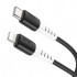 HOCO X82 20W Type-C to Lightning iPhone Hızlı Şarj Kablosu Data Kablosu (Siyah)