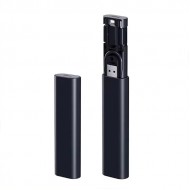 5in1 iPhone+ Type-C+ USB Seyahat için 60W Hızlı Şarj Kablo Seti (Siyah)