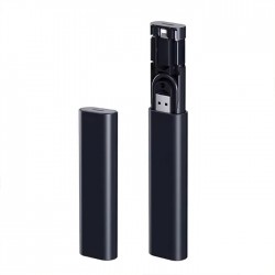 5in1 iPhone+ Type-C+ USB Seyahat için 60W Hızlı Şarj Kablo Seti (Siyah)
