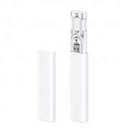 5in1 iPhone+ Type-C+ USB Seyahat için 60W Hızlı Şarj Kablo Seti (Beyaz)