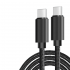 Type-C To Type-C 65W Hızlı Şarj ve Data Kablosu 1M (Siyah)