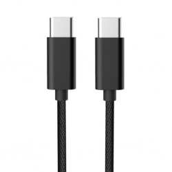 Type-C -TO Type C 60w Qc3.0A Hızlı 0.20cm Kısa Şarj Kablosu (Siyah)