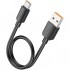 HOCO X96 Hyper 27W USB to Type-C Hızlı Şarj Ve Data Kablosu 25 Cm (Siyah)