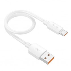 HOCO X96 Hyper 27W USB to Type-C Hızlı Şarj Ve Data Kablosu 25 Cm (Beyaz)
