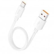 HOCO X96 Hyper 100W USB to Type-C Hızlı Şarj Ve Data Kablosu 25 Cm (Beyaz)
