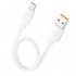 HOCO X96 Hyper 100W USB to Type-C Hızlı Şarj Ve Data Kablosu 25 Cm (Beyaz)