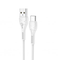 HOCO X37 3.0A USB to Type-C Şarj ve Data Kablosu 1M (Beyaz)