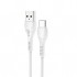 HOCO X37 3.0A USB to Type-C Şarj ve Data Kablosu 1M (Beyaz)