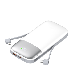 Nettech NT-PW30 SCP 22.5W 10000 MAh Taşınabilir Powerbank (Beyaz)