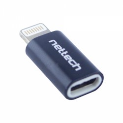 Nettech Micro USB To Lightning Dönüştürücü (Siyah)