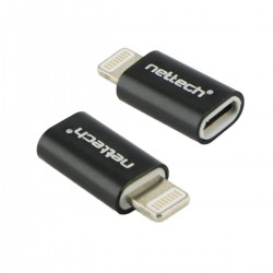 Nettech Micro USB To Lightning Dönüştürücü (Siyah)