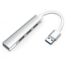 A-809 4in1 USB to USB Hub Çoğaltıcı Adaptör (Gri)